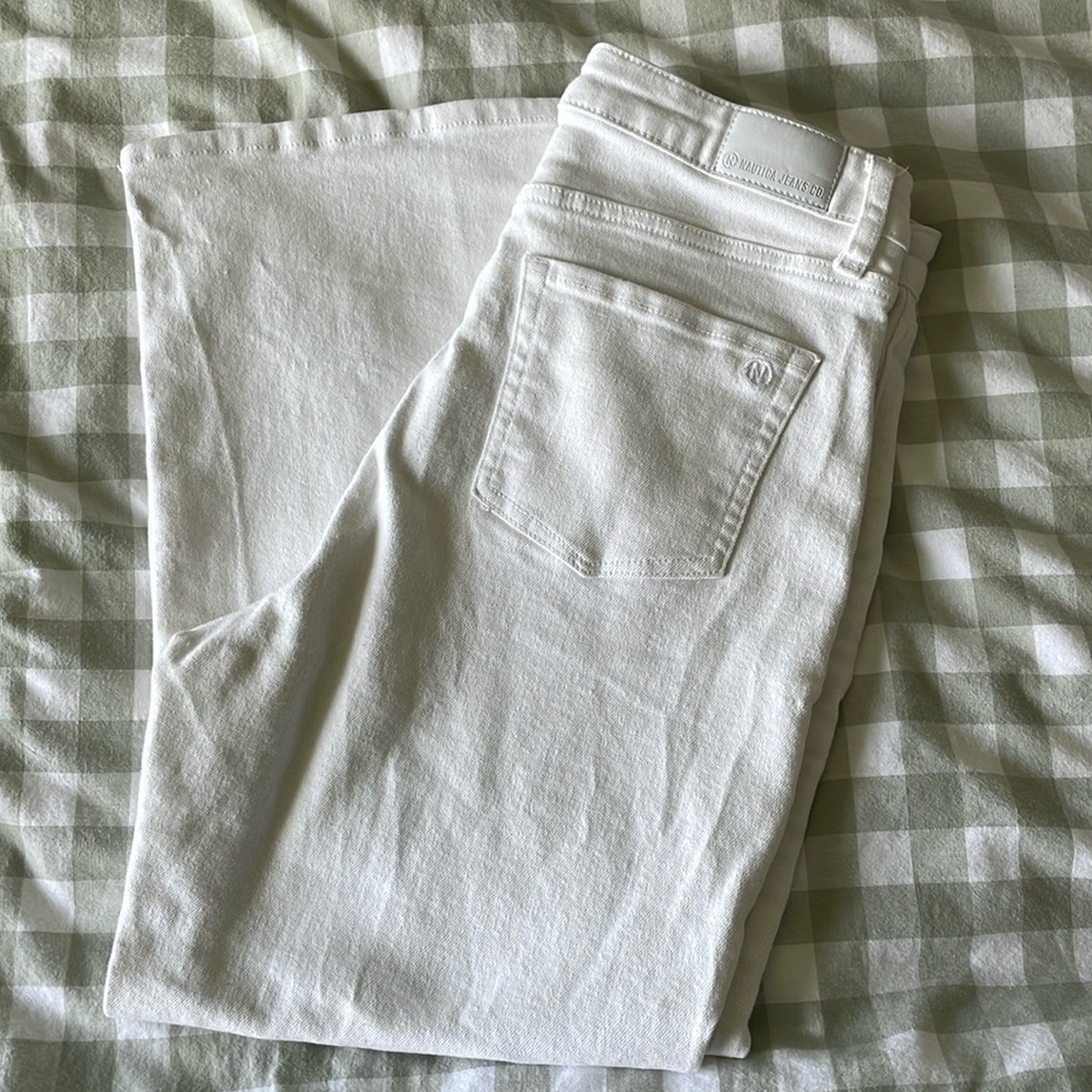 Nautica White Cropped Ankle Jeans